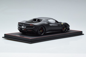 P18210MB1  Ferrari 296 GTB Matt Black BBR 1/18 2