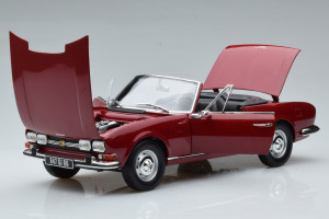 184818  Peugeot 504 Cabriolet Red Norev 1/18 2