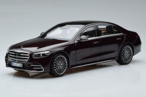 183804  Mercedes S Class W223 AMG Line Red Norev 1/18