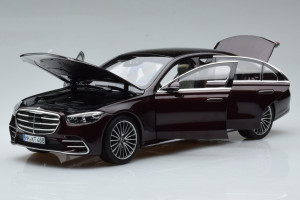 183804  Mercedes S Class W223 AMG Line Red Norev 1/18 2