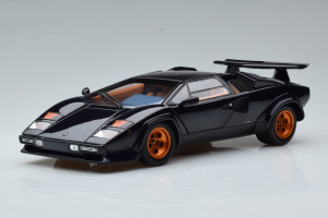 08320D  Lamborghini Countach LP500S Walter Wolf Dark Blue Kyosho 1/18