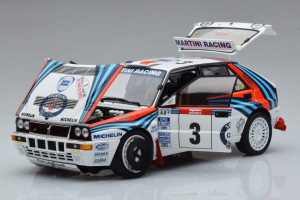 08348H  Lancia Delta HF Integrale Evoluzione n3 D Auriol Tour de Corse 1992 Kyosho 1/18 2