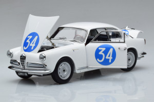 08957C  Alfa Romeo Giulietta SV n34 Targa Florio 1960 Kyosho 1/18 2