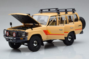 08956XBE  Toyota Land Cruiser 60 Beige With Optional Parts Kyosho 1/18 2
