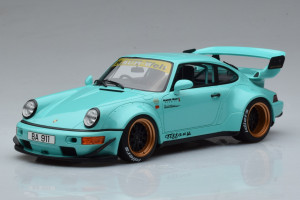 GT875  Porsche 911 964 RWB Tiffany Blue GT Spirit 1/18