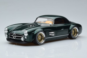 GT872  Mercedes 300 SL Speedster Hard Top By S-Klub Green GT Spirit 1/18