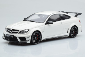 B66965706  Mercedes C63 W204 AMG Black Series White GT Spirit 1/18