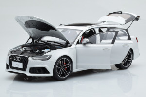WE0001WH  Audi RS6 C7 White Well 1/18 2