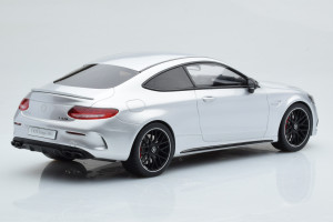 GT116  Mercedes C63s W205 AMG Coupe Silver GT Spirit 1/18 2