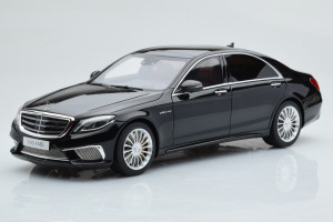ZM043  Mercedes S65 W222 AMG Sedan Black GT Spirit 1/18