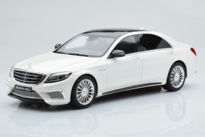 B66960371  Mercedes S65 W222 AMG Sedan White GT Spirit 1/18