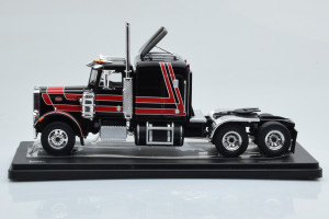 TR158  Peterbilt 359 Black Red IXO 1/43 2