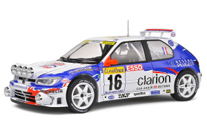S1808303  Peugeot 306 Maxi Night Version White n16 Rally Monte Carlo Solido 1/18