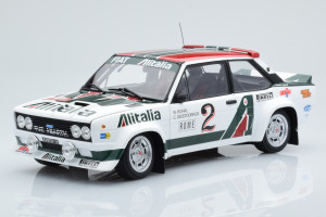 08376G  Fiat 131 Abarth Alitalia n2 Roehrl Geistdoerfer Rally Monte Carlo Kyosho 1/18