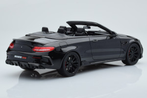 GT206  Mercedes Brabus 650 Cabrio Black GT Spirit 1/18 2