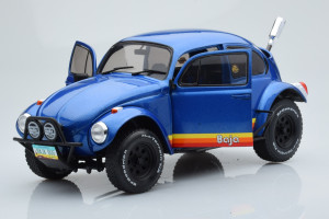S1809601  VW Volkswagen Beetle Baja Blue Solido 1/18 2