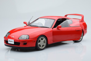 S1807601  Toyota Supra Mk4 A80 Red Solido 1/18 2