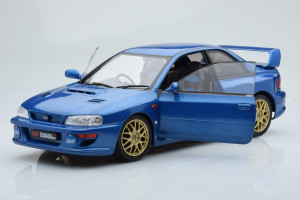 S1807401  Subaru Impreza 22B STi Sonic Blue Solido 1/18 2