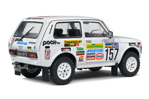S1807303  Lada Niva n157 Trossat Briavoine Paris Dakar 1983 Solido 1/18 2