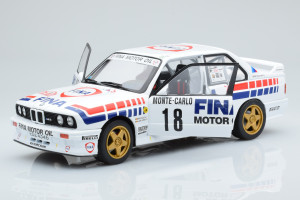S1801518  BMW M3 E30 Gr A n18 Rally Monte Carlo Team Fina Solido 1/18 2