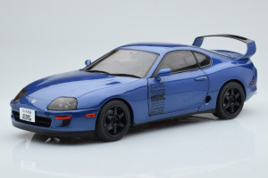 S1807603  Toyota Supra Mk4 A80 Street Fighter Blue Solido 1/18