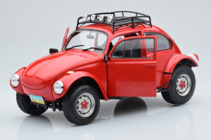 S1809602  VW Volkswagen Beetle Baja Red Solido 1/18 2