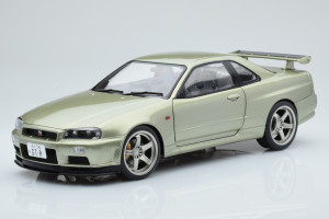 S1804308  Nissan Skyline GT-R R34 Green Solido 1/18
