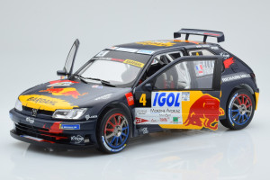 S1808301  Peugeot 306 Maxi n4 S Loeb Rally Mont Blanc Solido 1/18 2