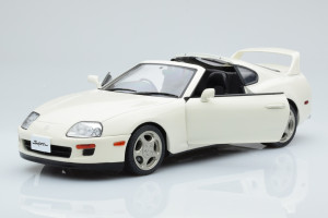 S1807602  Toyota Supra Mk4 A80 Targa White Solido 1/18 2