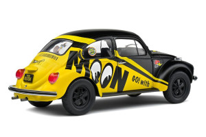 S1800519  VW Volkswagen Beetle Go With Moon Black Solido 1/18 2