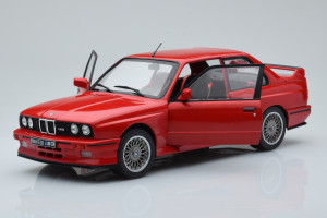 S1801502  BMW M3 E30 Sport Evolution Red Solido 1/18 2