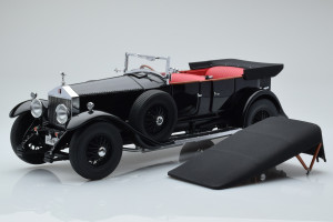 08931BK  Rolls Royce Phantom 1 Cabriolet Black Kyosho 1/18