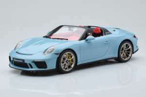 GT408  Porsche 911 991.2 Speedster Meissen Blue GT Spirit 1/18