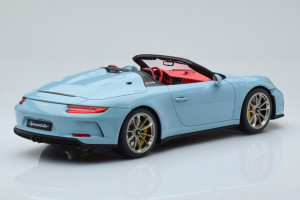 GT408  Porsche 911 991.2 Speedster Meissen Blue GT Spirit 1/18 2