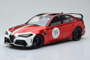 S1806904  Alfa Romeo Giulia GTA-M n99 Mugello 1969 Red Solido 1/18