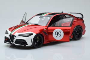 S1806904  Alfa Romeo Giulia GTA-M n99 Mugello 1969 Red Solido 1/18 2