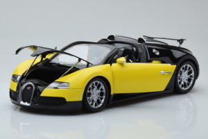 100110831  Bugatti Veyron Grand Sport Black Lemon Minichamps 1/18 2
