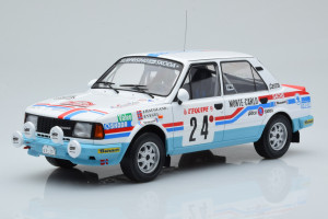 18RMC156  Skoda 130 L Night Version n24 J. augland Rally Monte Carlo 1987 IXO 1/18