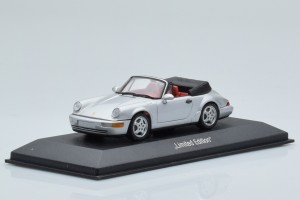 WAP02004097  Porsche 911 Carrera 2 Cabrio Silver Schuco 1/43 2