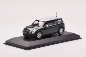 Mini Clubman Cooper S Black Silver Roof Rear Hedlights Covered Minichamps 1/43 2