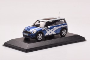 4012138079892  Mini Clubman Cooper S Onitsuka Tiger Blue Metallic Minichamps 1/43 2