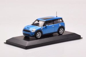Mini Clubman Cooper S Blue Rear Hedlights Covered Minichamps 1/43 2