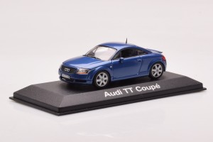 433017225  Audi TT Coupe Blue Rear Wing Minichamps 1/43 2