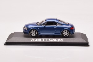 IND41003  Audi TT Coupe Blue Minichamps 1/43
