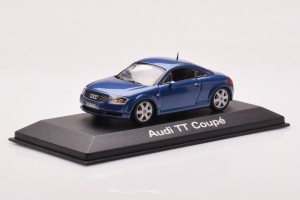 IND41003  Audi TT Coupe Blue Minichamps 1/43 2