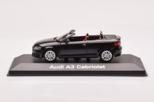5010803333  Audi A3 Cabriolet Black Minichamps 1/43