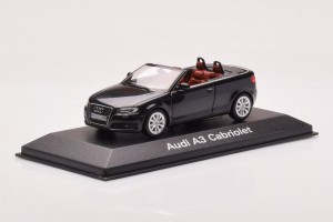 5010803333  Audi A3 Cabriolet Black Minichamps 1/43 2