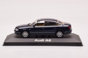 IND47005  Audi A6 C5 Sedan Blue Metallic Minichamps 1/43