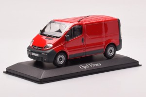 Opel Vivaro Van Red Dealer Edition Minichamps 1/43 2