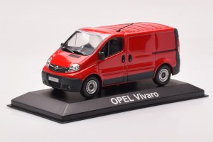 Opel Vivaro Van Red Second Release Minichamps 1/43 2